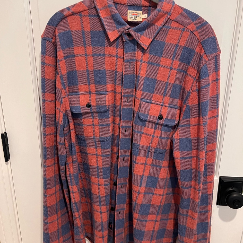 Faherty Men's  LEGEND  Plaid Shirt